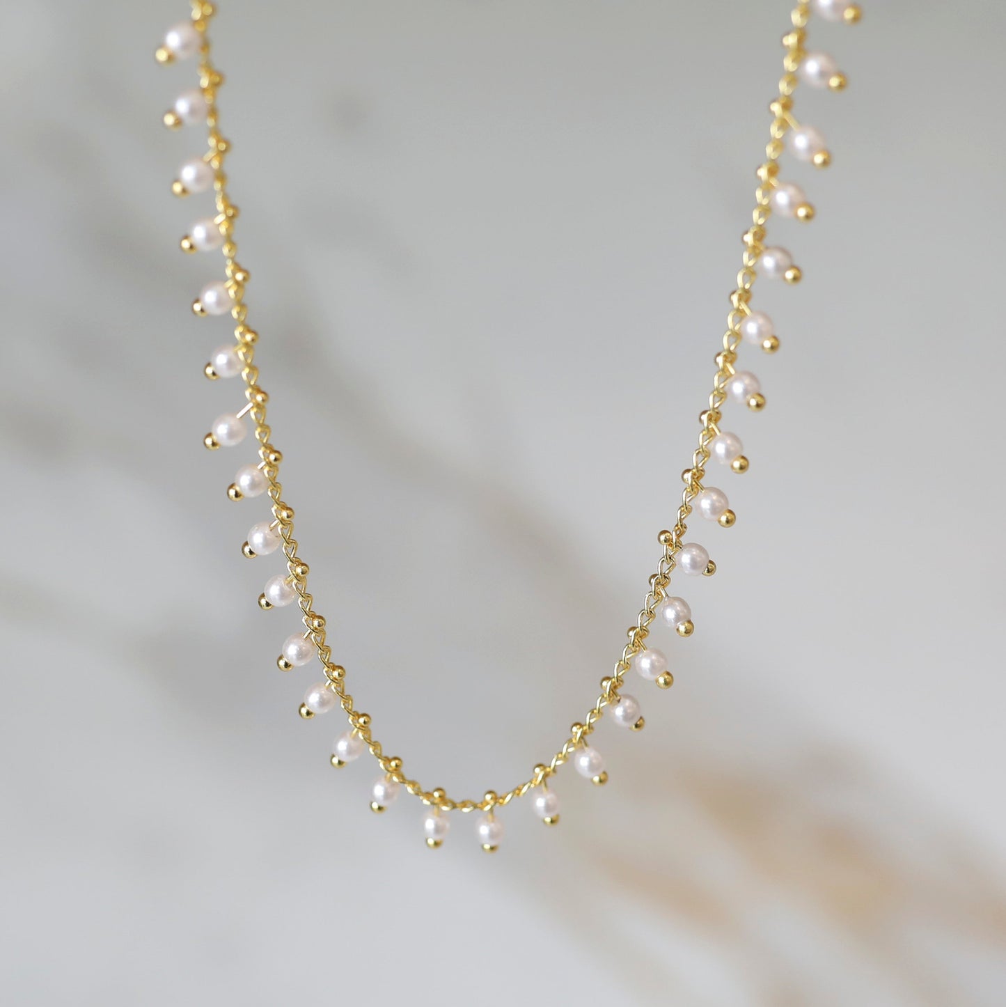 Mini Pearl Layering Necklace