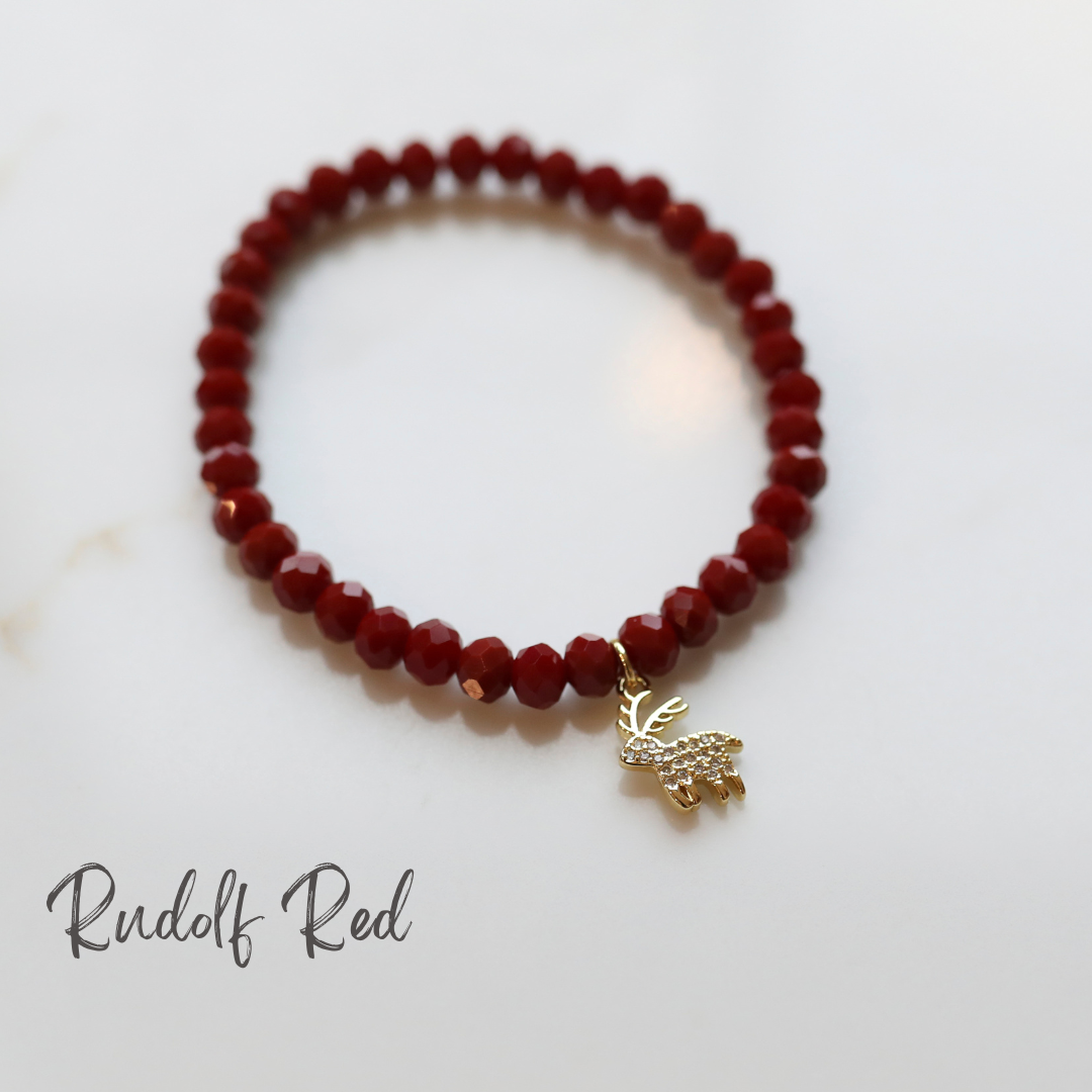 Christmas Crystal Stack Bracelets