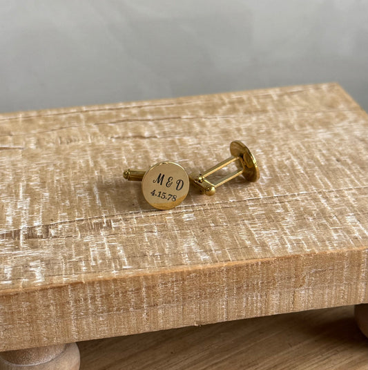 Engraved Jewelry - Engraved Cuff Links