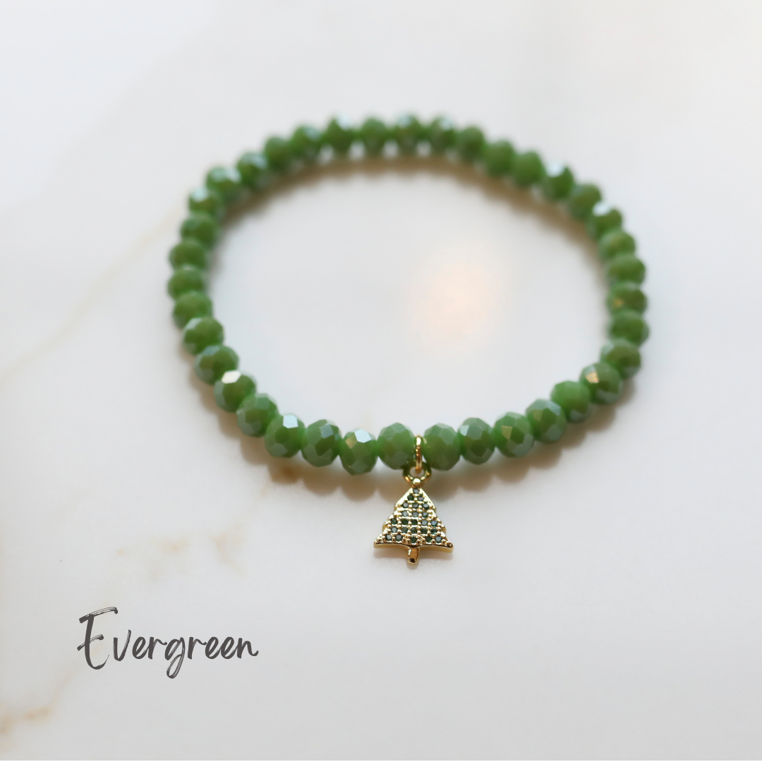 Christmas Crystal Stack Bracelets