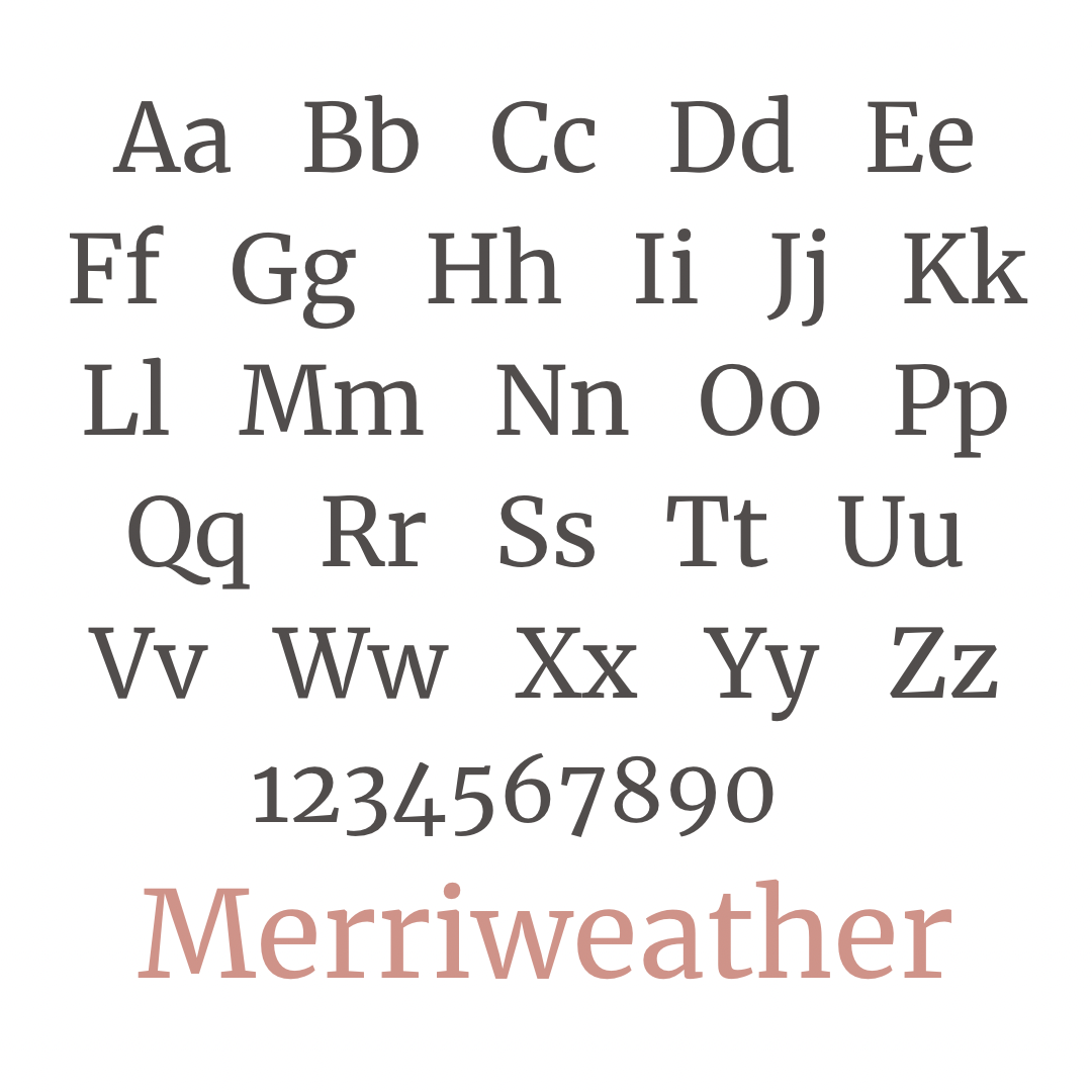Merriweather font