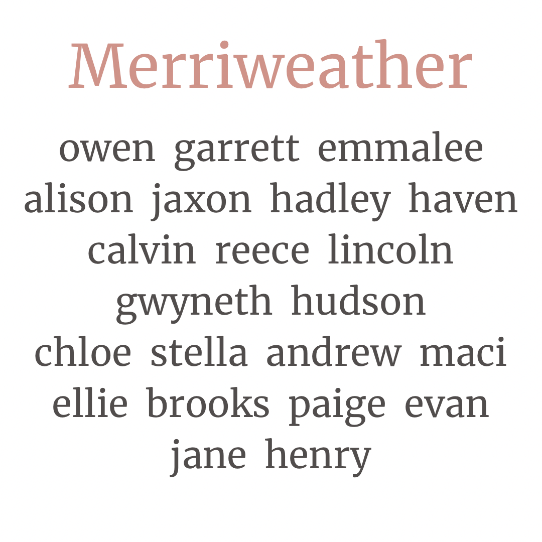 Merriweather font example