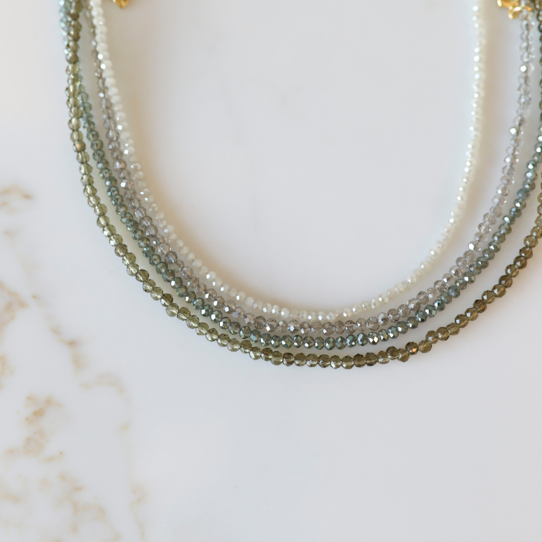 Micro Faceted Crystal Beads