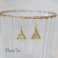 Filagree Tree French Wire Earrings