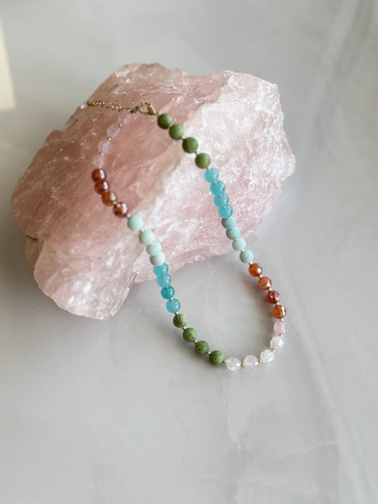 Summer Days Gemstone Necklace
