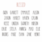 Blessed font example