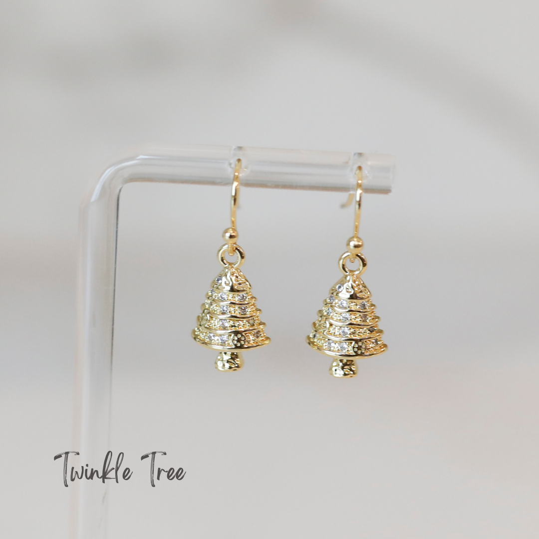 Twinkle Tree French Wire Earrings