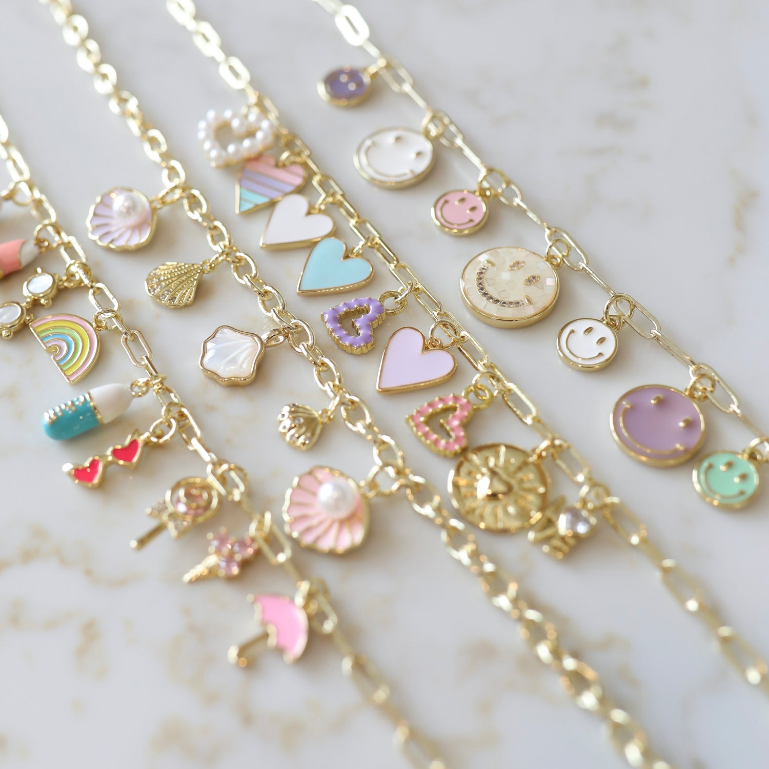 DIY Charm Necklace the Remix Edition