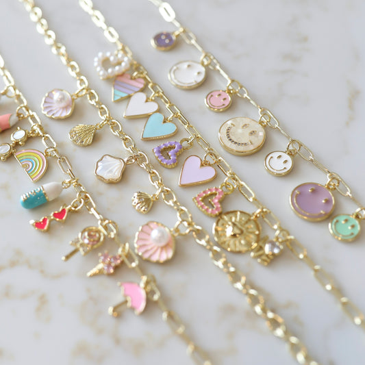 DIY Charm Necklace the Remix Edition