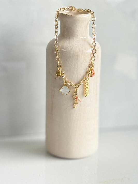 Get Your Pink Back our Flamingo Charm Necklace