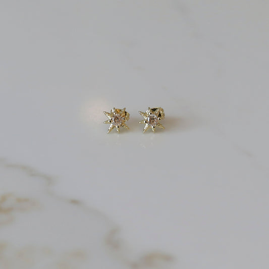 Sparks Fly Cubic Zirconia Stud Earrings