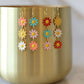 Triple Daisy Enamel Earrings