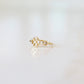 Clover Ring with Cubic Zirconia