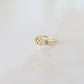 Clover Ring with Cubic Zirconia