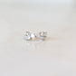 Heart Cross Ring | Cubic Zirconia