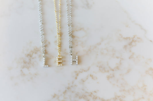 Pearl Initial Necklace