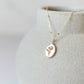 Birth Month Flower Necklace | Mother of Pearl