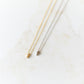 Simplistic Cross Necklace available in Gold or Silver