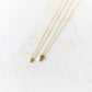 Simplistic Cross Necklace available in Gold or Silver