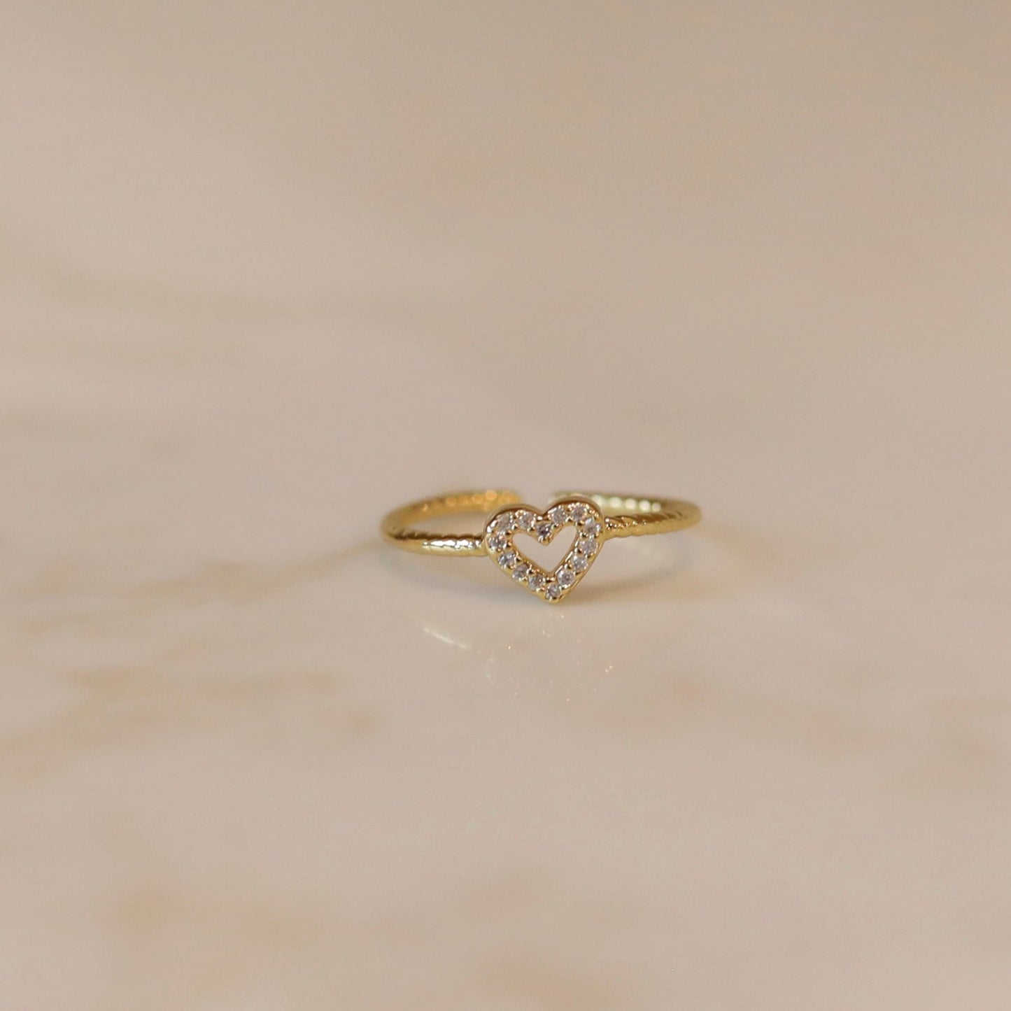 Hollow Heart Ring