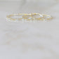Everyday Stack Bracelets with Gold and Silver Hematite beads mixed