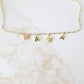Mini Paperclip Initial Necklace