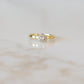 Thin Gold Stacking Ring - Halo