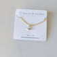 Mini Fan Birthstone Necklace