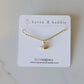 Mini Fan Birthstone Necklace