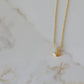 Mini Fan Birthstone Necklace