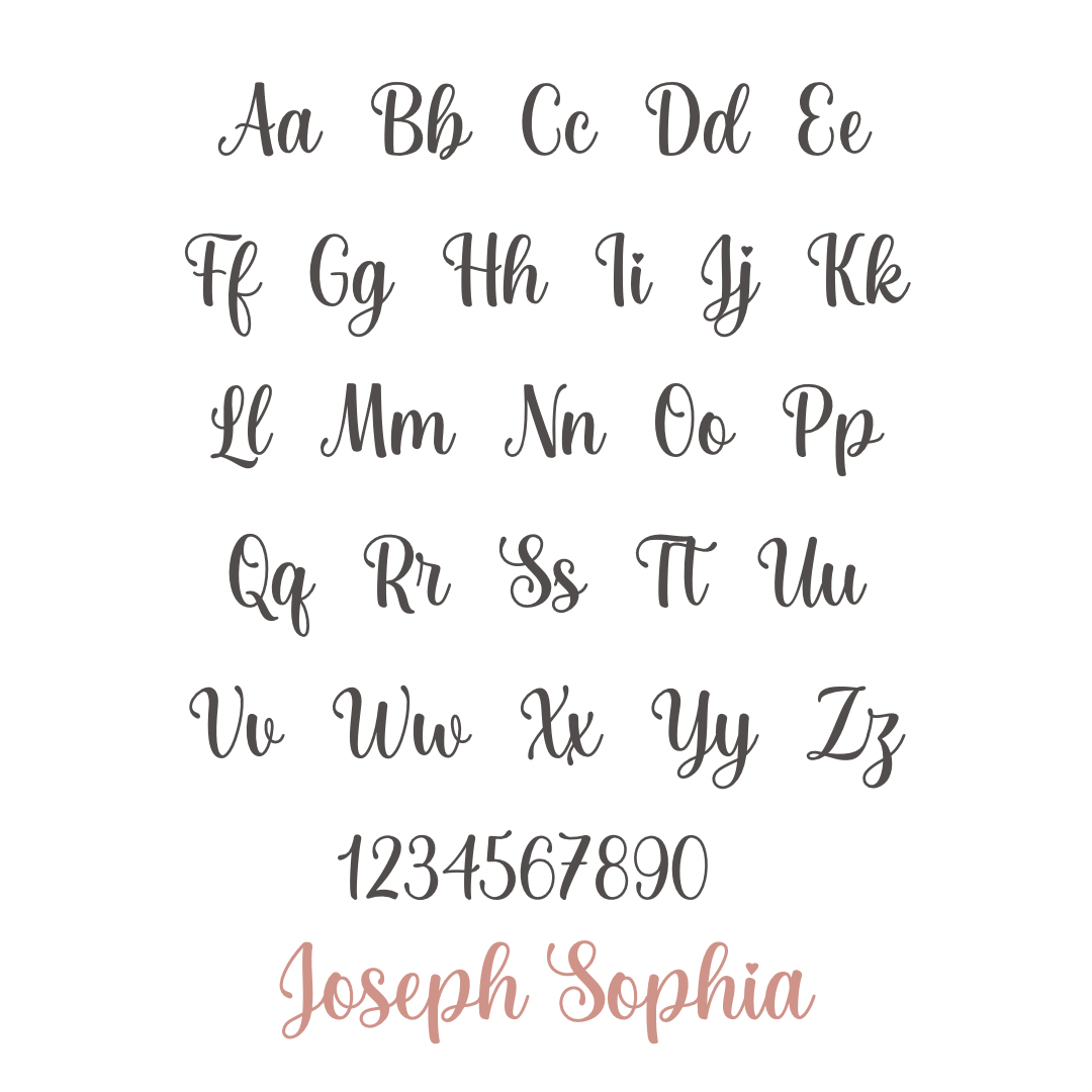 Joseph Sophia font