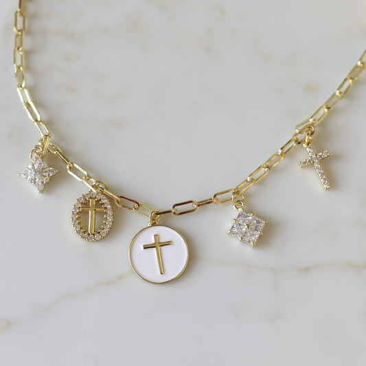 Cross Charm Necklace