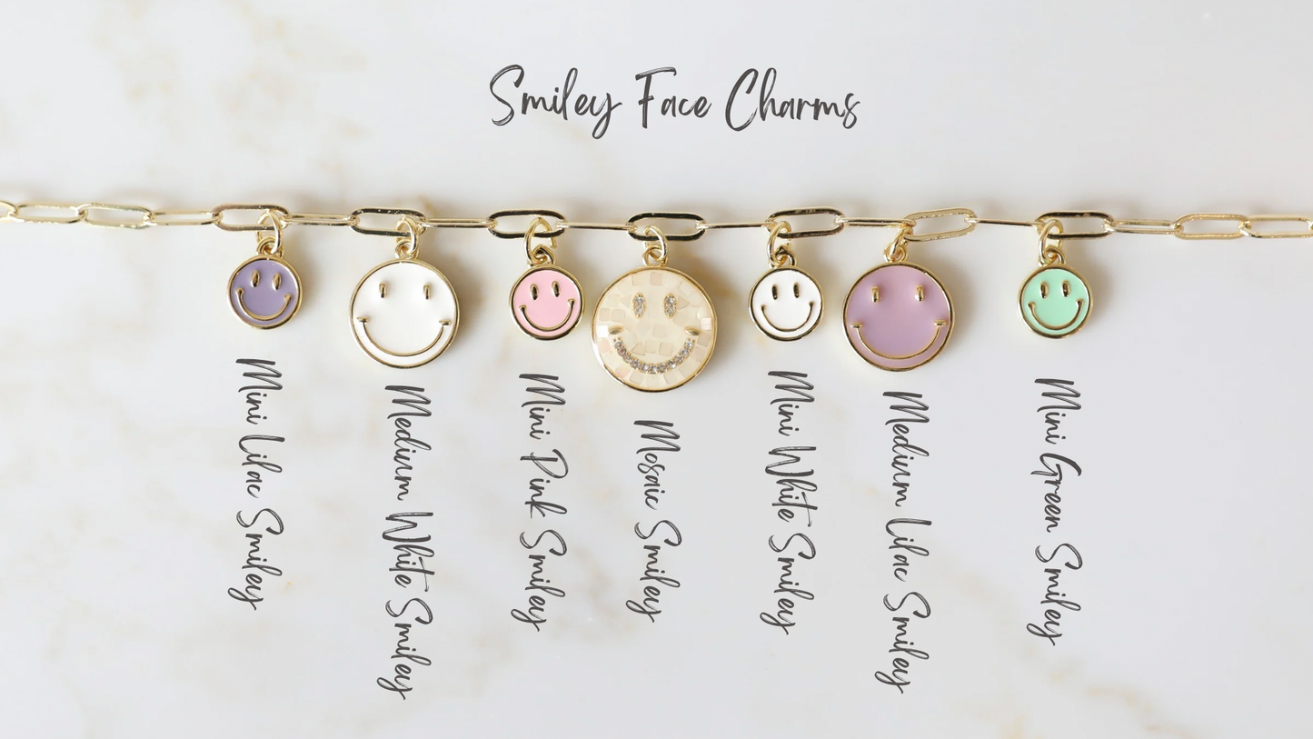Smiley Face Charm Options