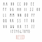 Blessed font example