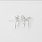 Thin CZ Bow Studs