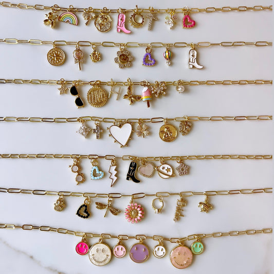 DIY Charm Necklace | Paperclip Chain