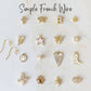 DIY Charm Earrings on a Simple French Wire