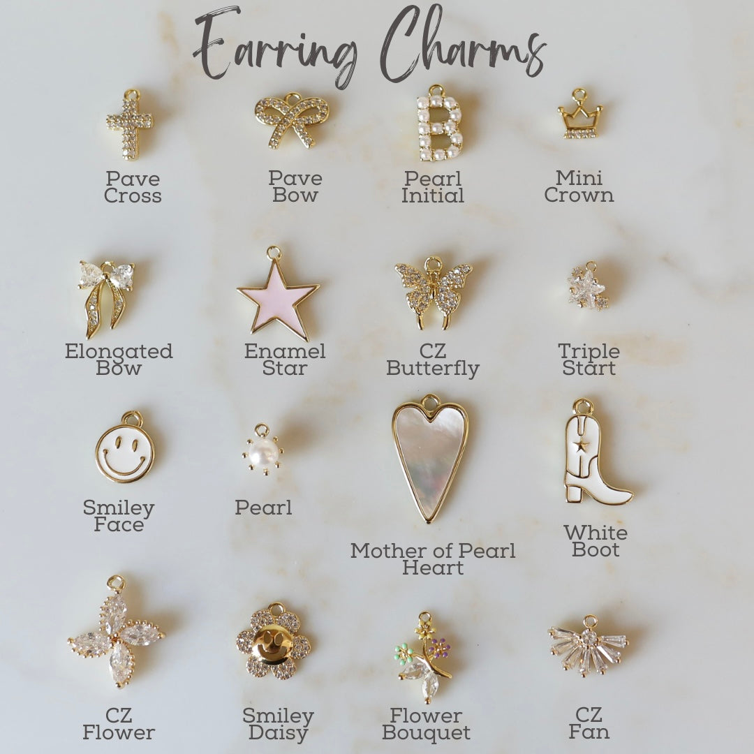DIY Charm Hoops