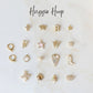DIY Charm Hoops