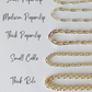 Gold Chain Options for the DIY Charm Necklace Remix Edition