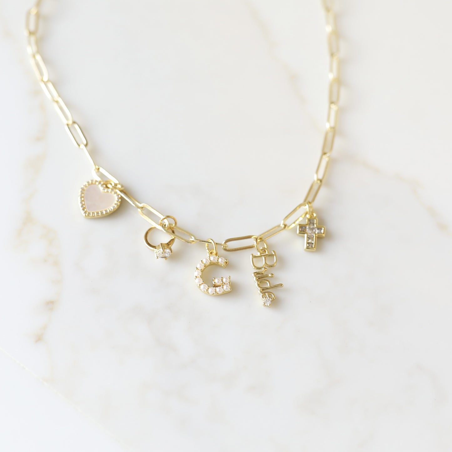 Bridal Charm Necklace