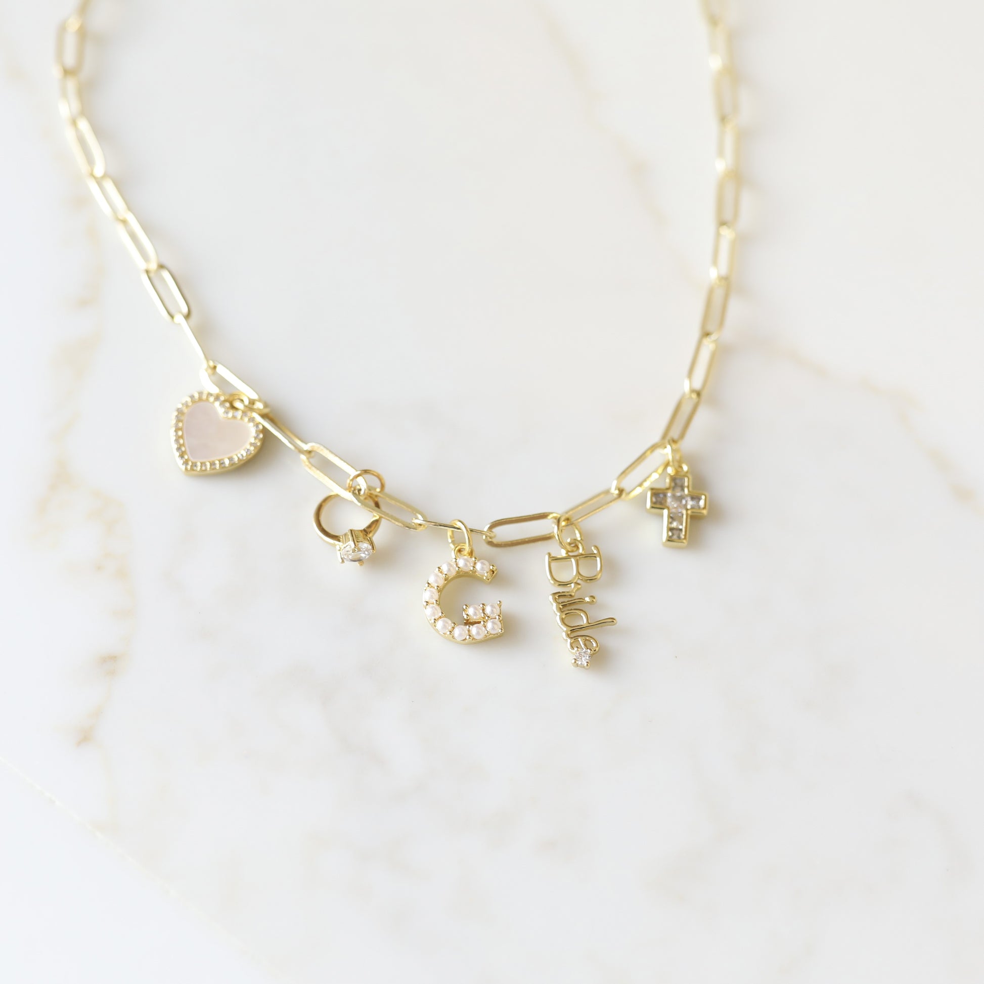 Bridal Charm Necklace