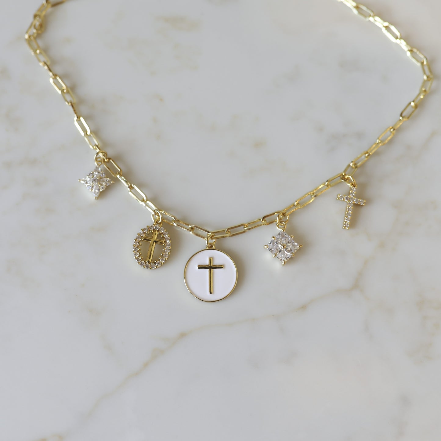 Cross Charm Necklace