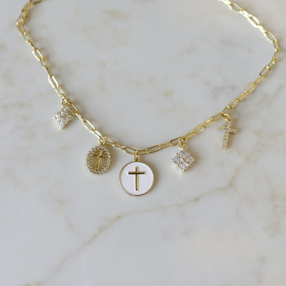 Cross Charm Necklace