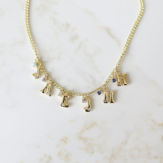 Family Initial Necklace