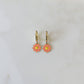Mini Daisy Hoops | Enamel