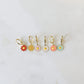 Mini Daisy Hoops | Enamel