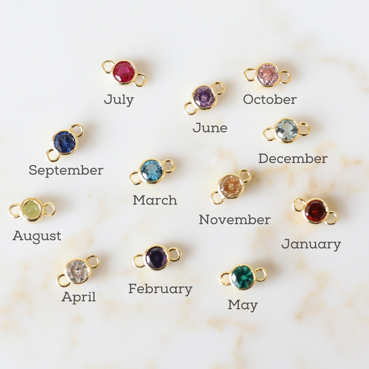 Birthstone Drop Charms