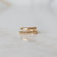 This trendy Minimalist Ring is a modern twist on a simple gold statement ring