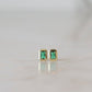 Cubic Zirconia Itsy Rectangle Studs